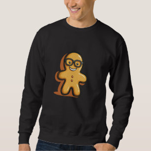Sudadera El traje inteligente del hombre de pan de jengibre