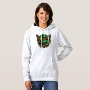 Sudadera El trébol de vapor del Día de San Patricio