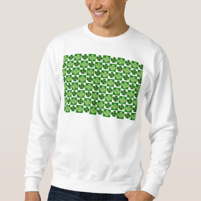 Sudadera El trébol verde de cuatro hojas de SlipperyJoe Sai (Anverso)