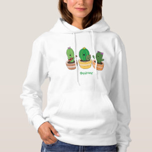 Sudadera El trío de cactus lindo canto ilustracion personal