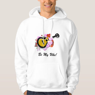 Sudadera El Ukulele de la tarjeta del día de San Valentín