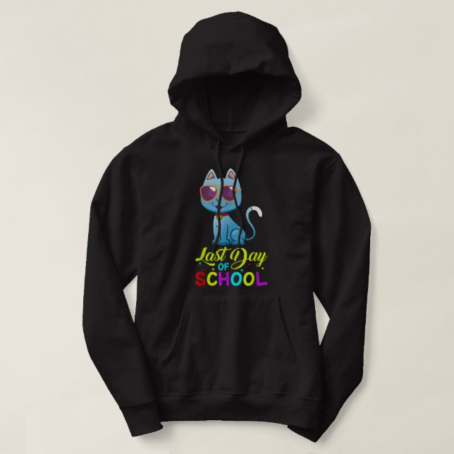 Sudadera El Último Día De La Escuela Los Maestros Verano Co (Diseño del anverso)