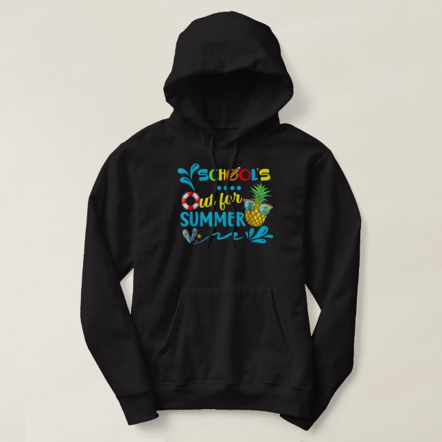 Sudadera El Último Día De Las Escuelas Para El Maestro De V (Diseño del anverso)