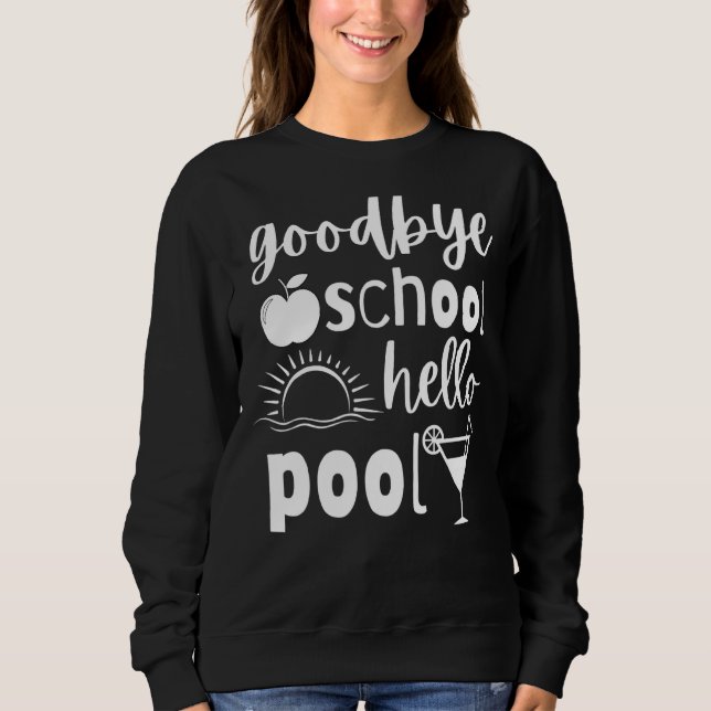 Sudadera El último día, profesor universitario, estudiante  (Anverso)
