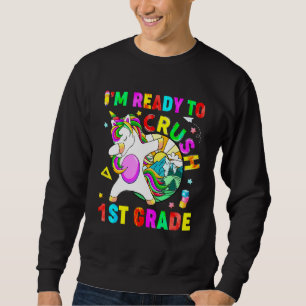 Sudadera El unicornio de primer grado de aplastamiento vuel