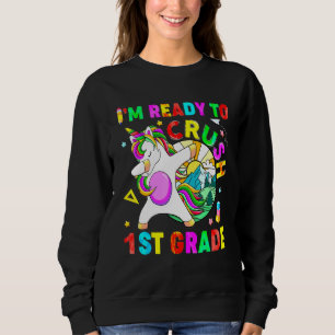 Sudadera El unicornio de primer grado de aplastamiento vuel