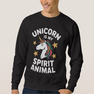 Sudadera El unicornio es mi animal espiritual