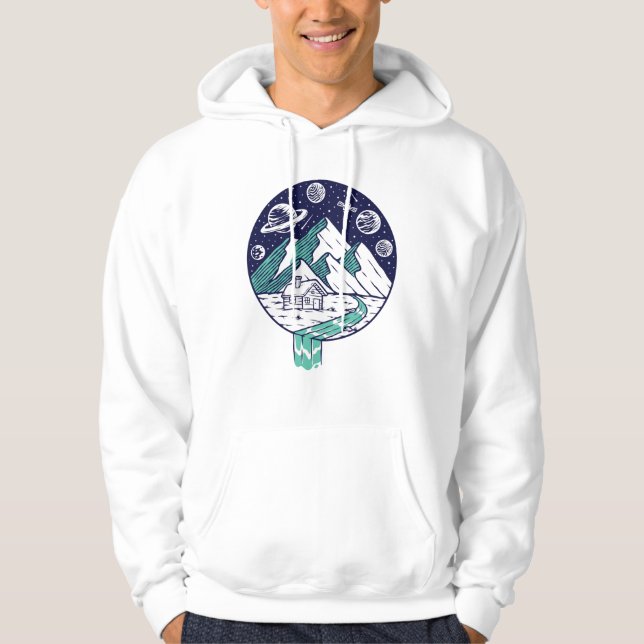 Sudadera El universo en mi copa (Anverso)