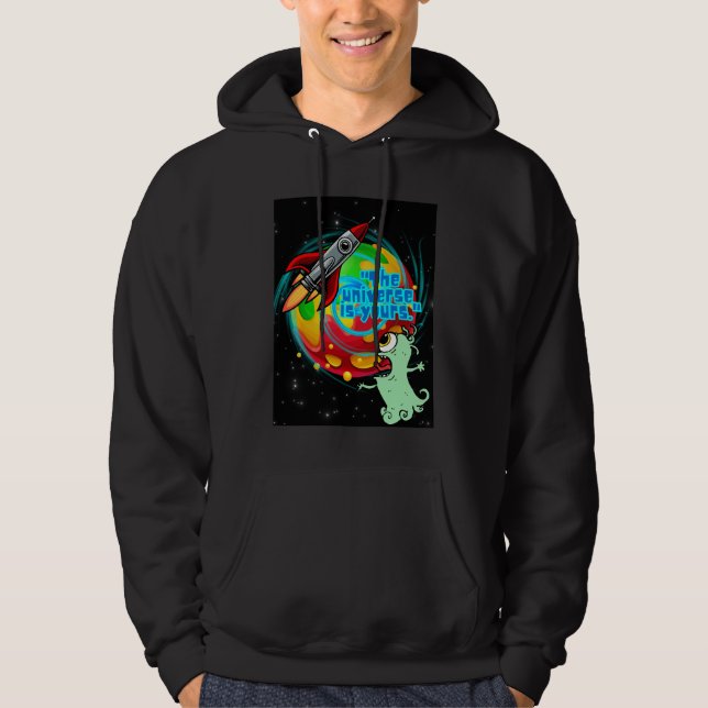 SUDADERA EL UNIVERSO ES TUYO (Anverso)