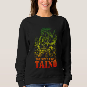 Sudadera El valiente guerrero taína de Boriken
