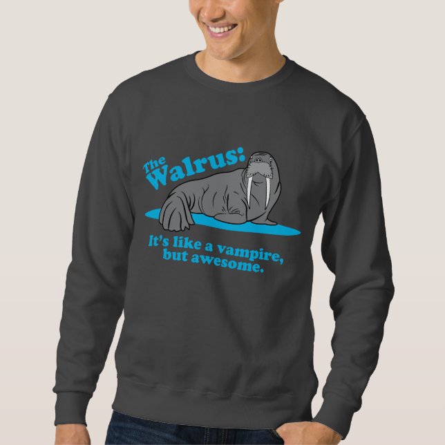 Sudadera El vampiro de la morsa (Anverso)