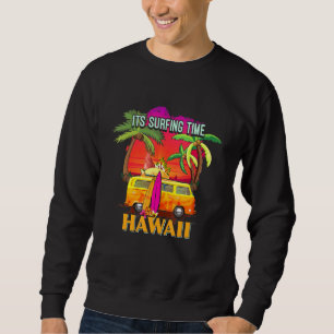 Sudadera El Verano Es El Tiempo De Surfing Hawai Ii