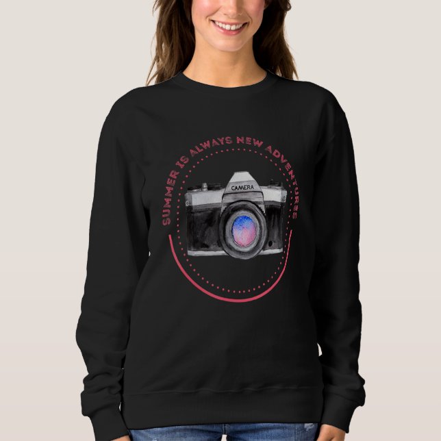 Sudadera El verano es siempre nuevas aventuras (Anverso)
