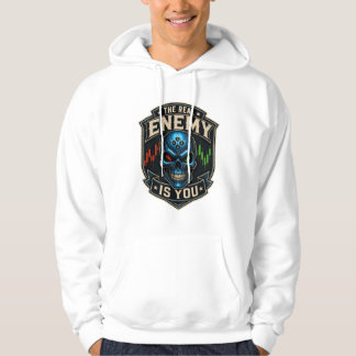 Sudadera El Verdadero Enemigo Eres Tú Psicología del Trader