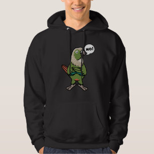 Sudadera El verde Cheek Conure El Paracaídas De Quebras Ve