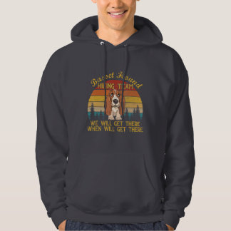 Sudadera el viajero de los basset de excursionistas regalo