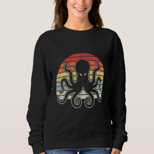 Sudadera El viejo émbolo retro del océano kraken