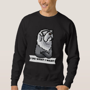 Sudadera El viejo perro pastor inglés que hago lo que quie