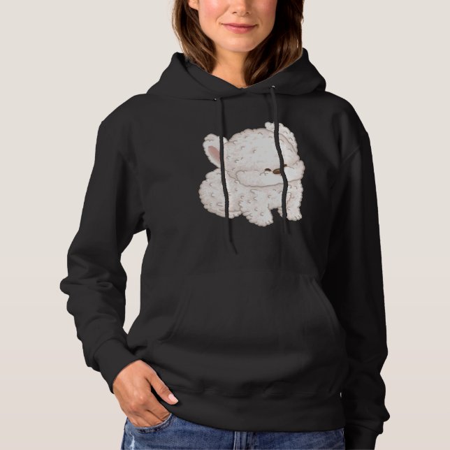 Sudadera El Viento Golpea El Poodle (Anverso)
