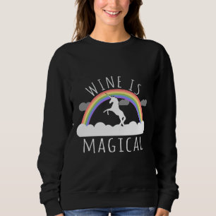 Sudadera El vino es mágico