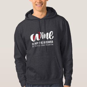 Sudadera El vino no es la respuesta