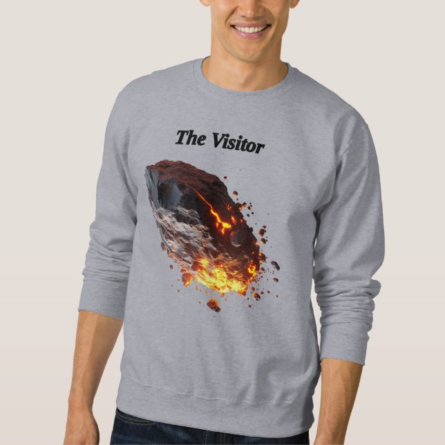 Sudadera "El visitante", Rock espacial desde el espacio ext (Anverso)