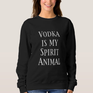 Sudadera El Vodka es mi Fiesta espiritual de animales