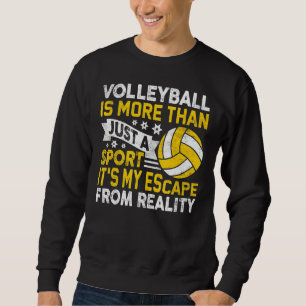 Sudadera El Voleibol Es Más Que Un Jul De Voleibol Deportiv