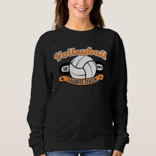 Sudadera El Voleibol Es Mi Temporada Favorita para Hombres