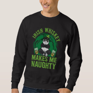 Sudadera El whiskey irlandés me hace travieso el día de San