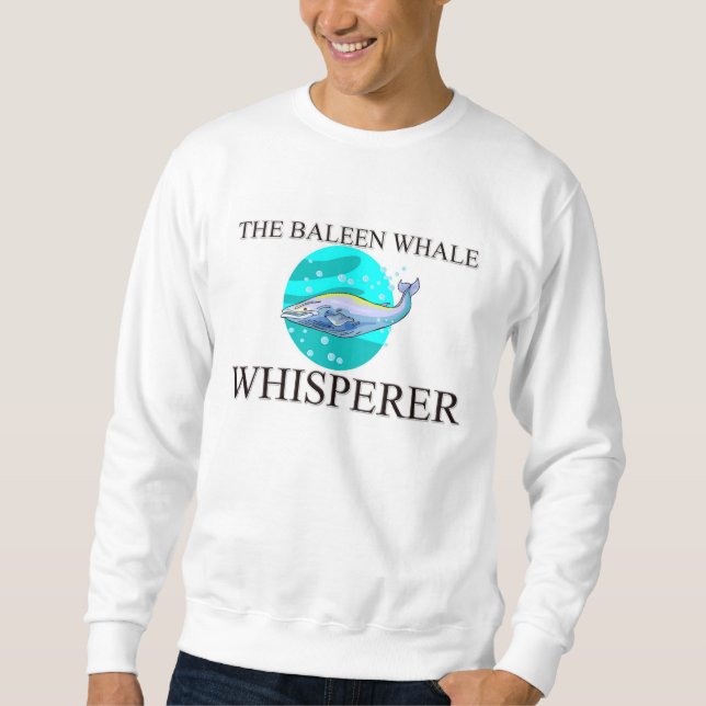 Sudadera El Whisperer de la ballena de Baleen (Anverso)