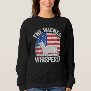 Sudadera El Whisperer Wiener Dachshund Perro 4 De Julio Ame