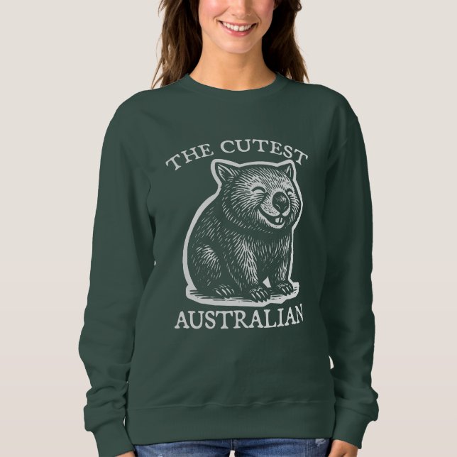 Sudadera El Wombat australiano más divertido (Anverso)