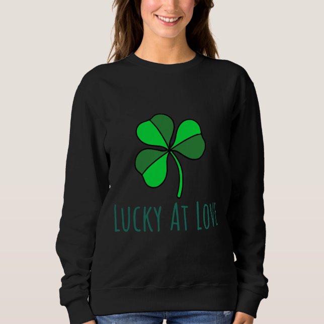 Sudadera El Yoga Tiene Suerte En El Amor (Anverso)