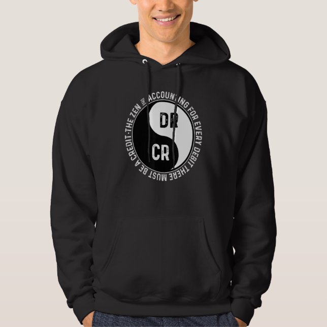 Sudadera El Zen de contabilidad de cada débito debe ser (Anverso)