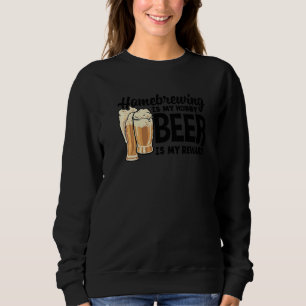 Sudadera Elaborar cerveza en casa es mi hobby, la cerveza e