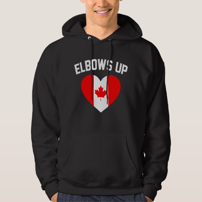 Sudadera Elbows Up Canada (Anverso)