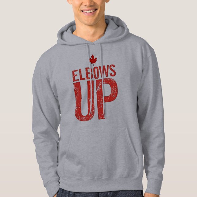 Sudadera Elbows Up - Stand Strand for Canada (Anverso)