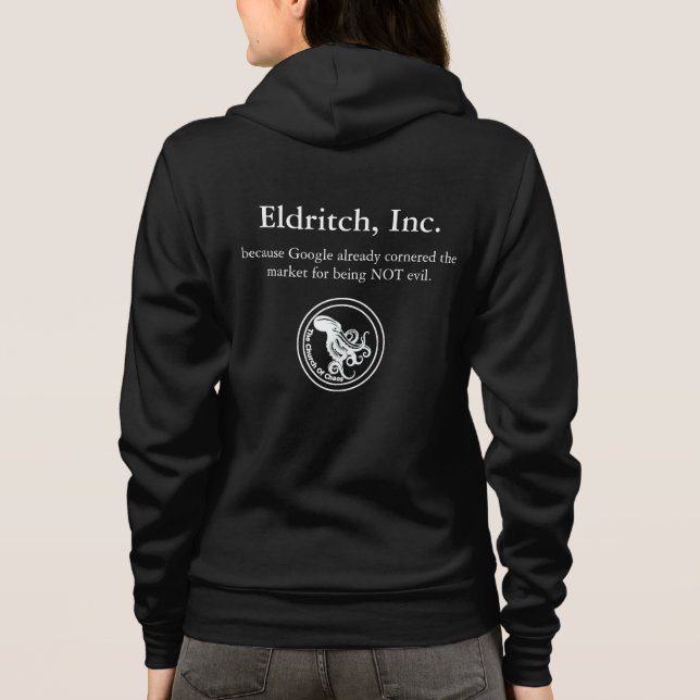 Sudadera Eldritch, Inc. Hoodie (logotipo ligero) (Reverso)