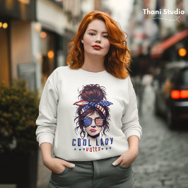 Sudadera Elección de la dama de cabello desordenada de Guay