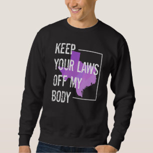 Sudadera Elección del cuerpo de derechos de las mujeres de 