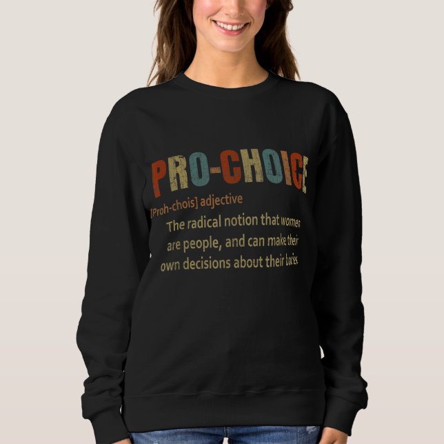 Sudadera Elección profesional de la propiedad (Anverso)