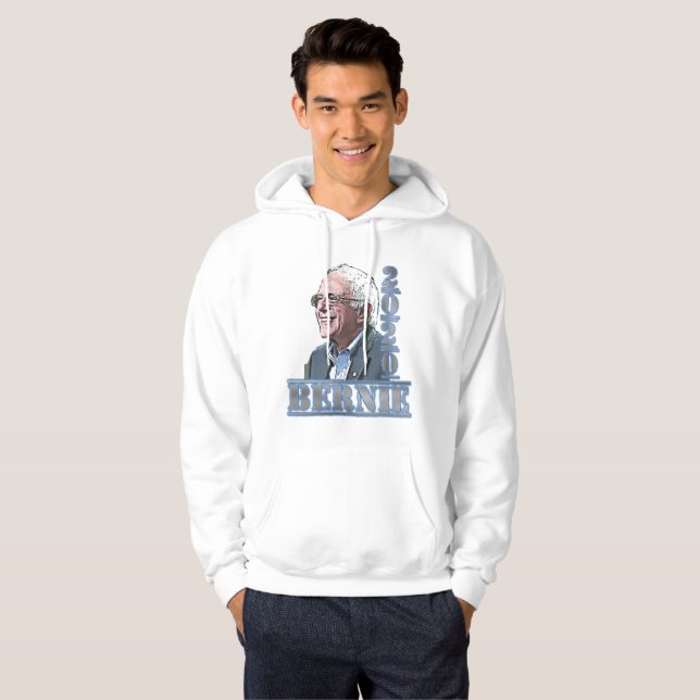 Sudadera Elecciones 2020 Bernie Sanders Apoya a Hoodie (Anverso completo)