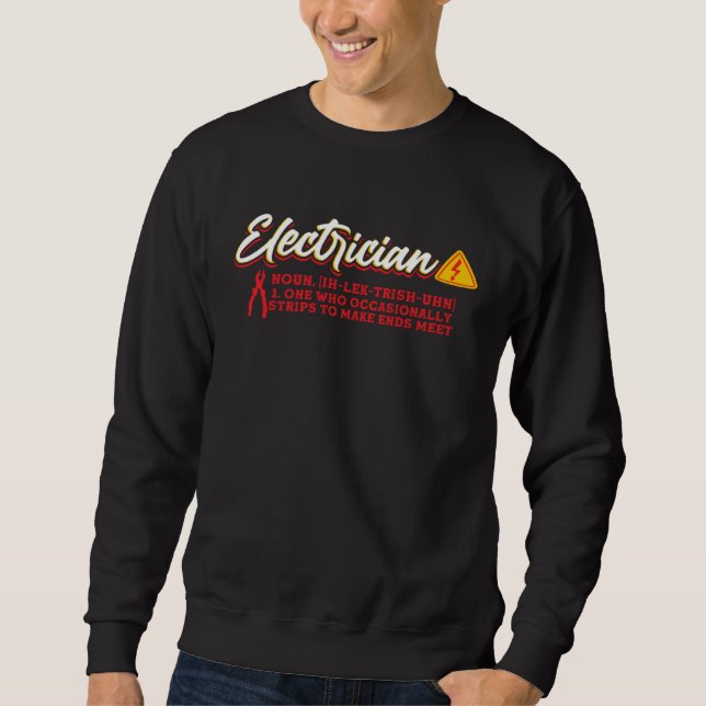 Sudadera Electrician (Anverso)