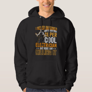 Sudadera Electrician Dad Appartal eléctrico para hombres