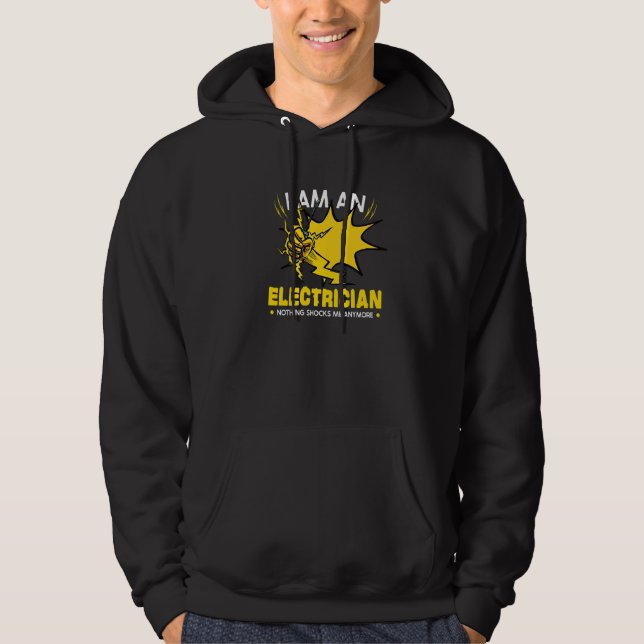 Sudadera Electrician Electrical Engineer Lineman Electrical (Anverso)
