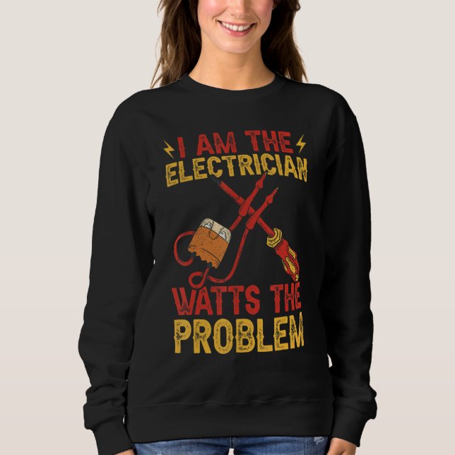 Sudadera Electrician Electricians (Anverso)