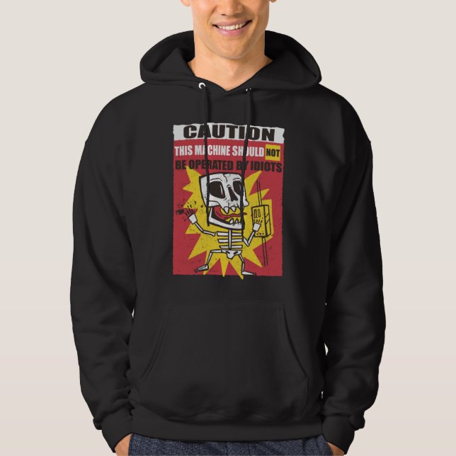 Sudadera Electrician Engineer Electrical Sign (Anverso)
