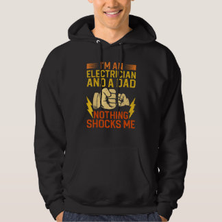 Sudadera Electrician For Men Daddy Electrical Engineers