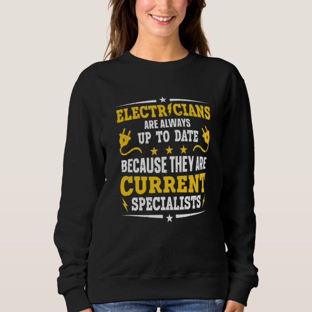 Sudadera Electrician Quote We Still Turn You On Lineman  1 (Anverso)